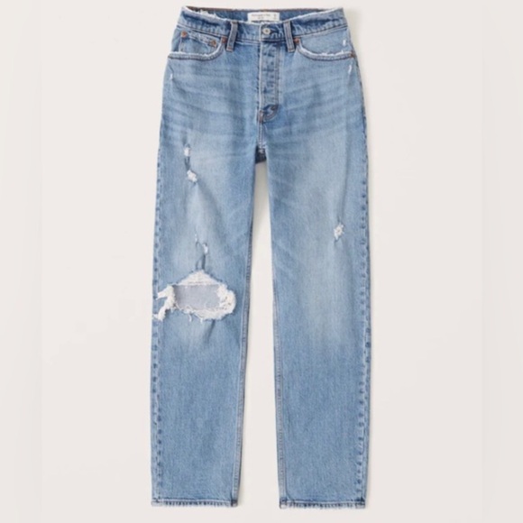 Abercrombie & Fitch The Dad High Rise Jeans - Picture 3 of 11